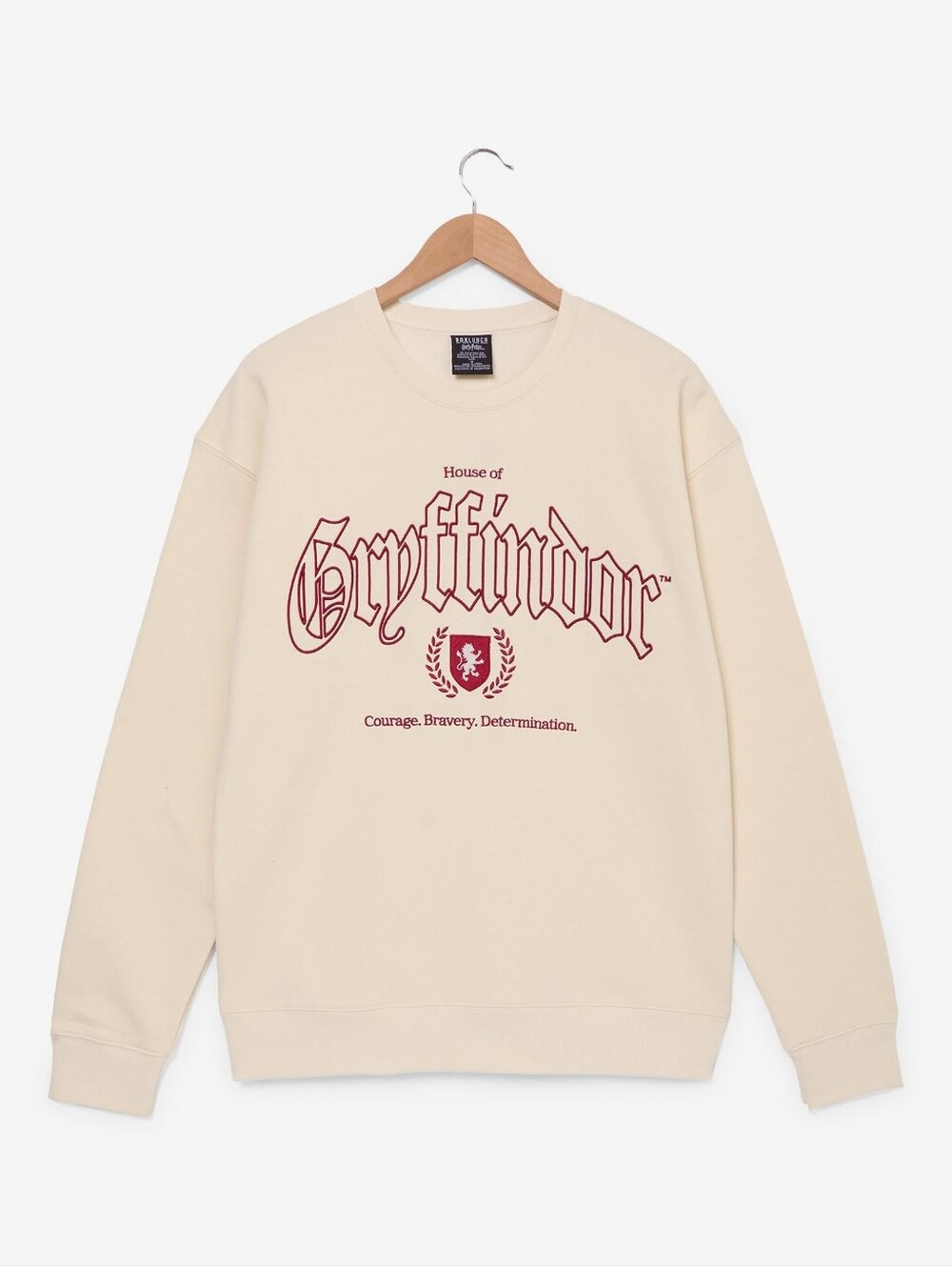 Boxlunch Harry Potter Gryffindor Script Crewneck - BoxLunch Exclusive